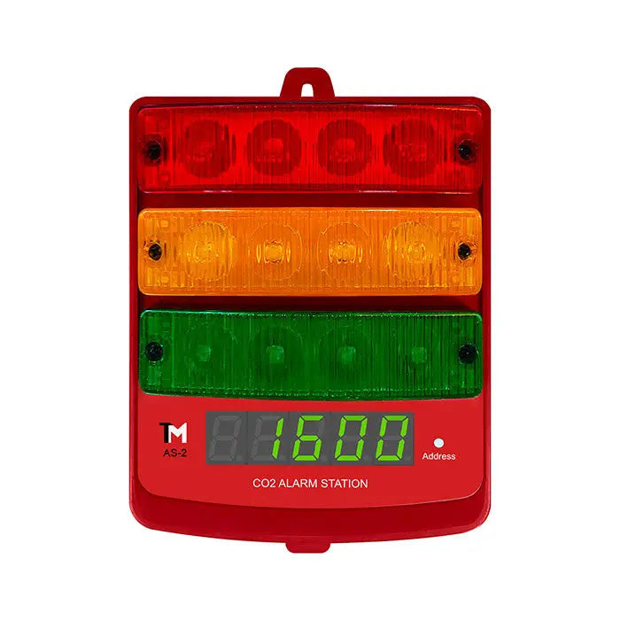 TROLMASTER Carbon-X CO2 Alarm Station with LED display indicator - (AS-2) HRG