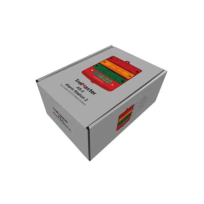 TROLMASTER Carbon-X CO2 Alarm Station with LED display indicator - (AS-2) HRG