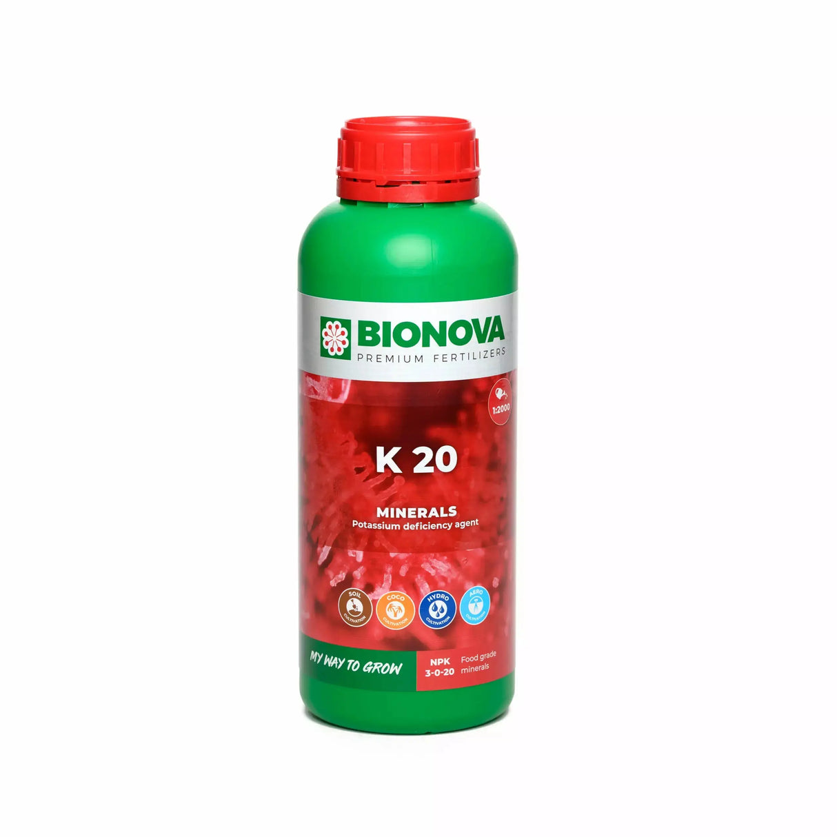 BIONOVA K 20 POTASSIUM MINERAL ADDITIVE Global Garden