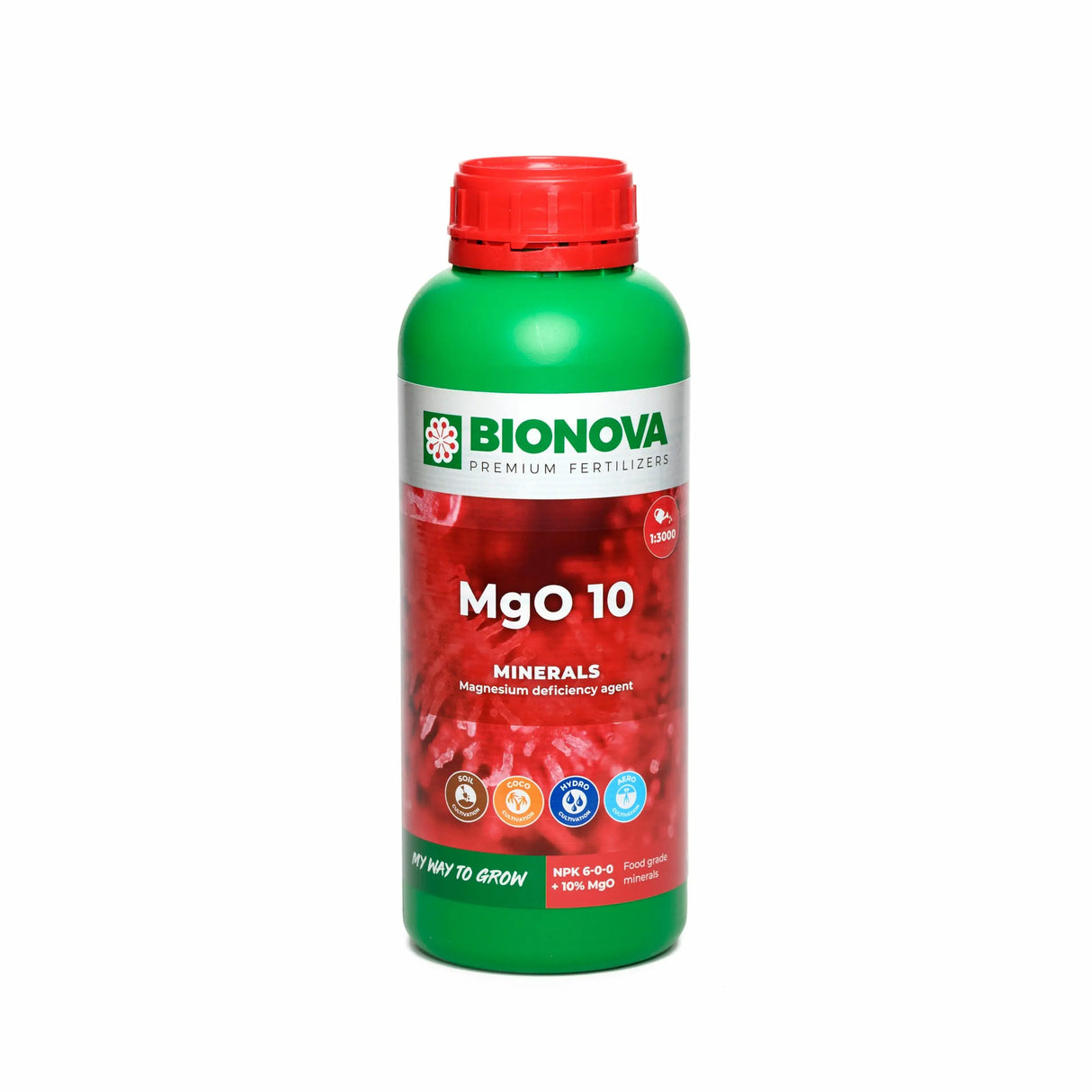 BIONOVA MGO 10 MAGNESIUM MINERAL ADDITIVE Global Garden