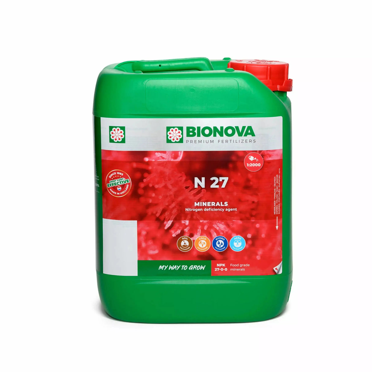 BIONOVA N 27 NITROGEN MINERAL ADDITIVE Global Garden