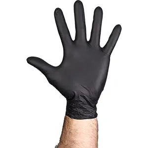 GripProtect® 6 Mil BLACK Nitrile Powder-Free Exam Gloves Global Garden