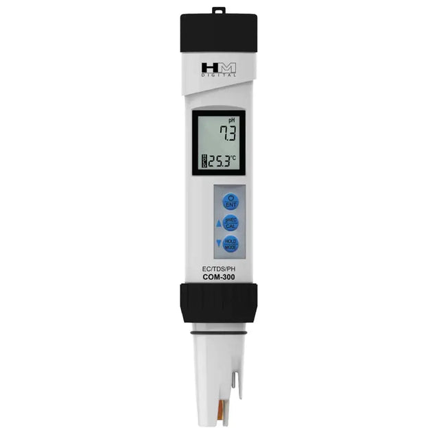 Com 300 HM Digital Pro Series COM-300 Pen Style pH/TDS/Temp – mightyboxsupply